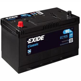 Аккумулятор EXIDE CLASSIC 90 Ач 680А П/П EC905