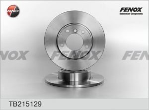 Диск тормозной FENOX TB215129 передний