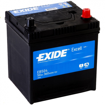 Аккумулятор EXIDE EXCELL 50 Ач 360А О/П EB504