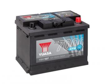 Аккумулятор YUASA 60 Ач 560А О/П YBX7027