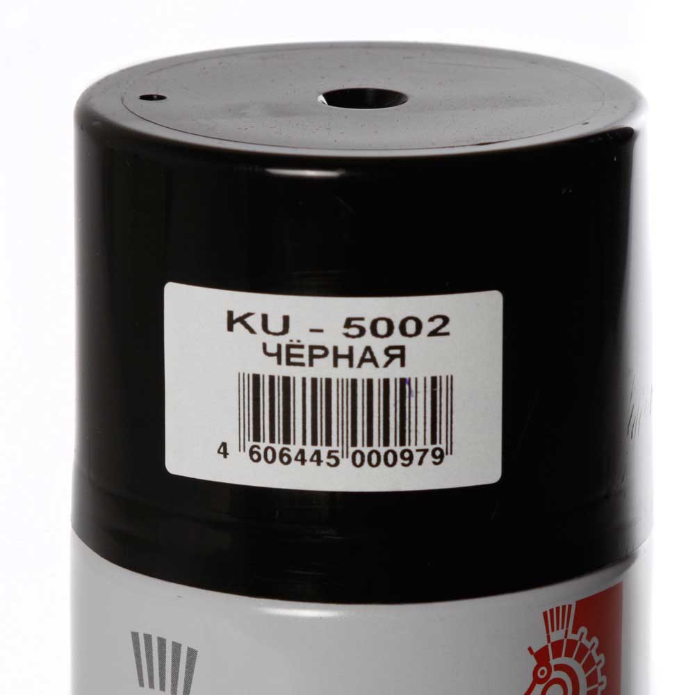 Эмаль термостойкая KUDO черная аэрозоль 520 мл KU-5002