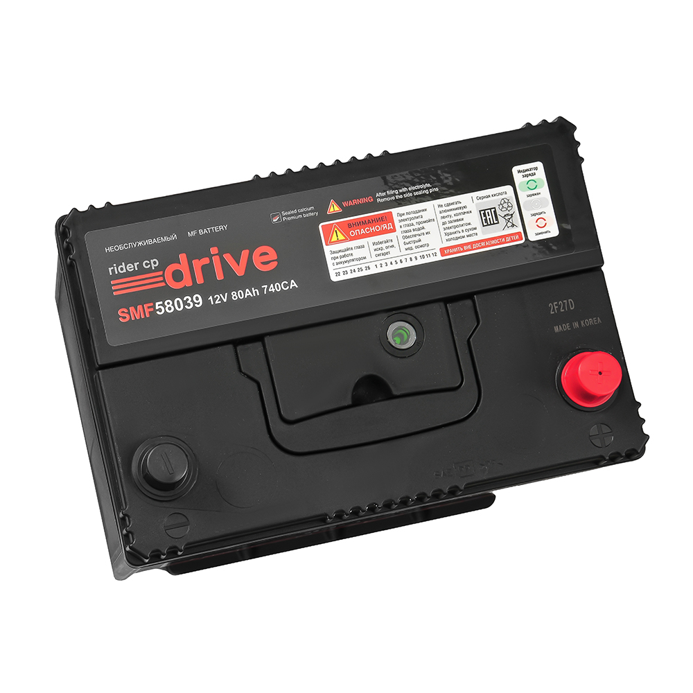 Аккумулятор RDRIVE ASIA 80 Ач 740А О/П  58039