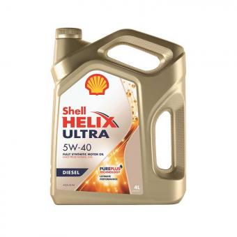 Масло моторное SHELL HELIX DIESEL ULTRA 5W40 синтетика 4 л 550040558