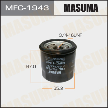 Фильтр масляный MASUMA MFC1943