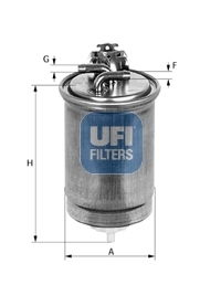 Фильтр топливный UFI 2436501