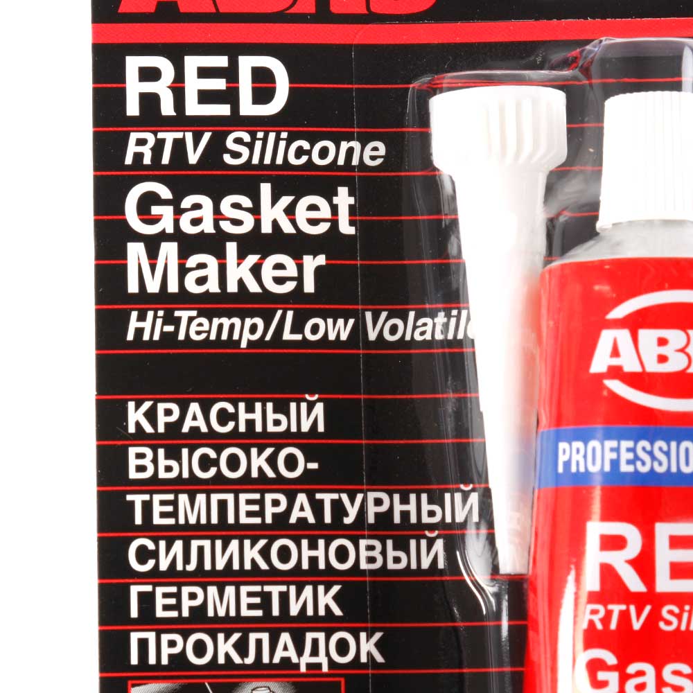 Герметик прокладок ABRO высокотемпературный красный 85 гр 11-AB-R