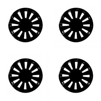 Колпаки на колеса DISCO AVANT BLACK декоративные R16 4 шт 117