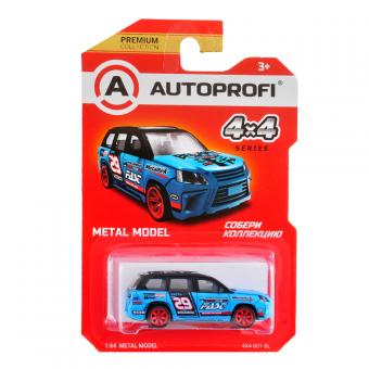 Модель авто AUTOPROFI 4X4 4X4-001 1:64 синяя 4X4-001 BL