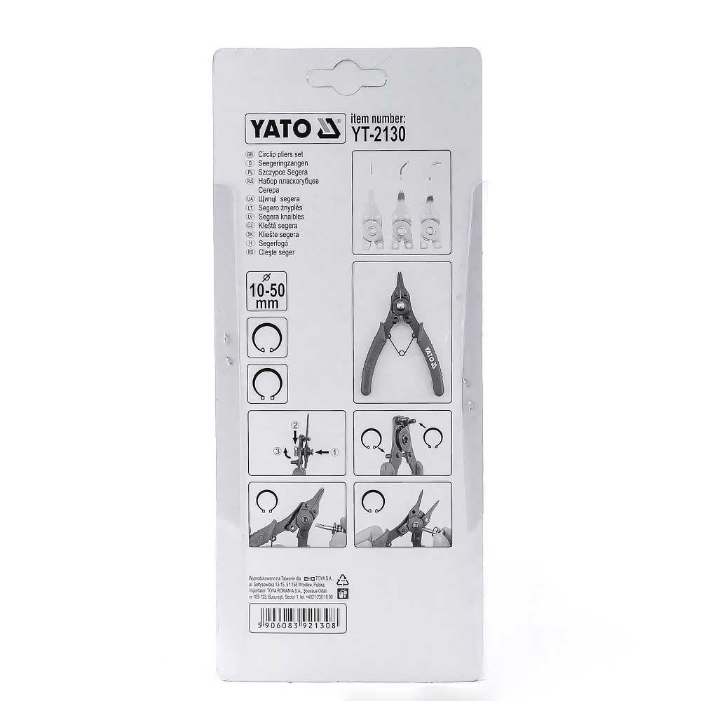 Съемники стопорных колец YATO 3 шт YT-2130