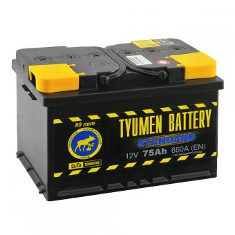 Аккумулятор TYUMEN BATTERY STANDARD 75 Ач 660А О/П TNS75.0
