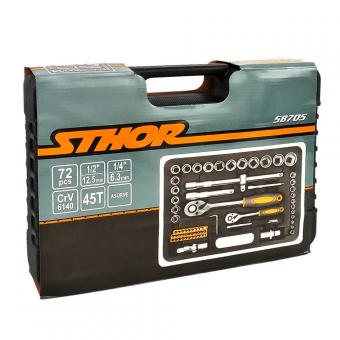 Набор инструментов STHOR 72 предмета 58705