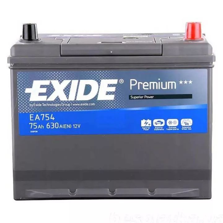 Аккумулятор EXIDE PREMIUM 75 Ач 630А О/П EA754