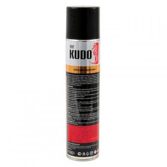 Краска для гладкой кожи KUDO черная аэрозоль 400 мл KU-5241
