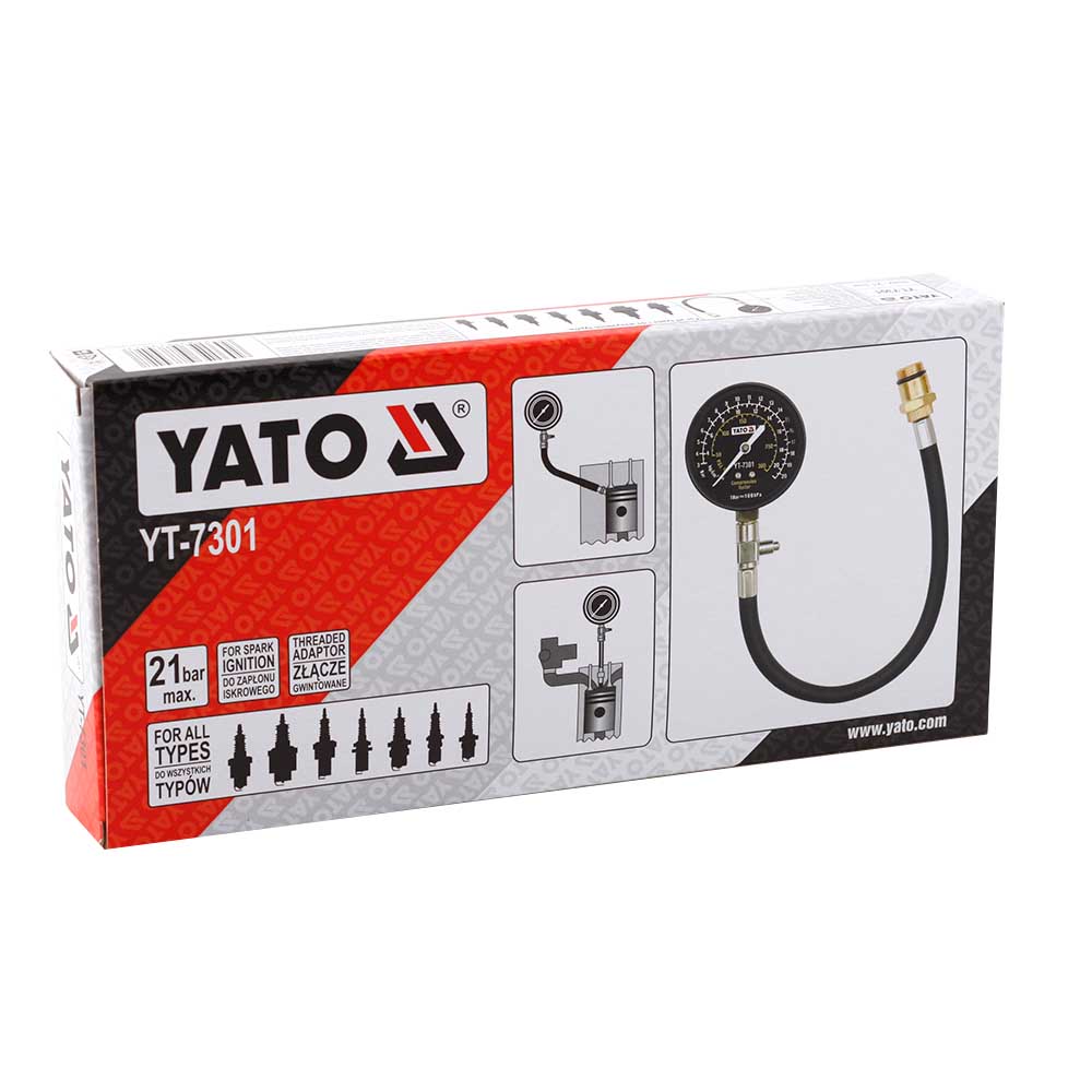 Компрессометр YATO YT-7301 гибкий