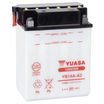 Аккумулятор YUASA YUMICRON 14 Ач А П/П YB14A-A2