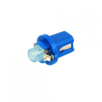 Лампа светодиодная 12V T5(W1.2W) синий BI105712