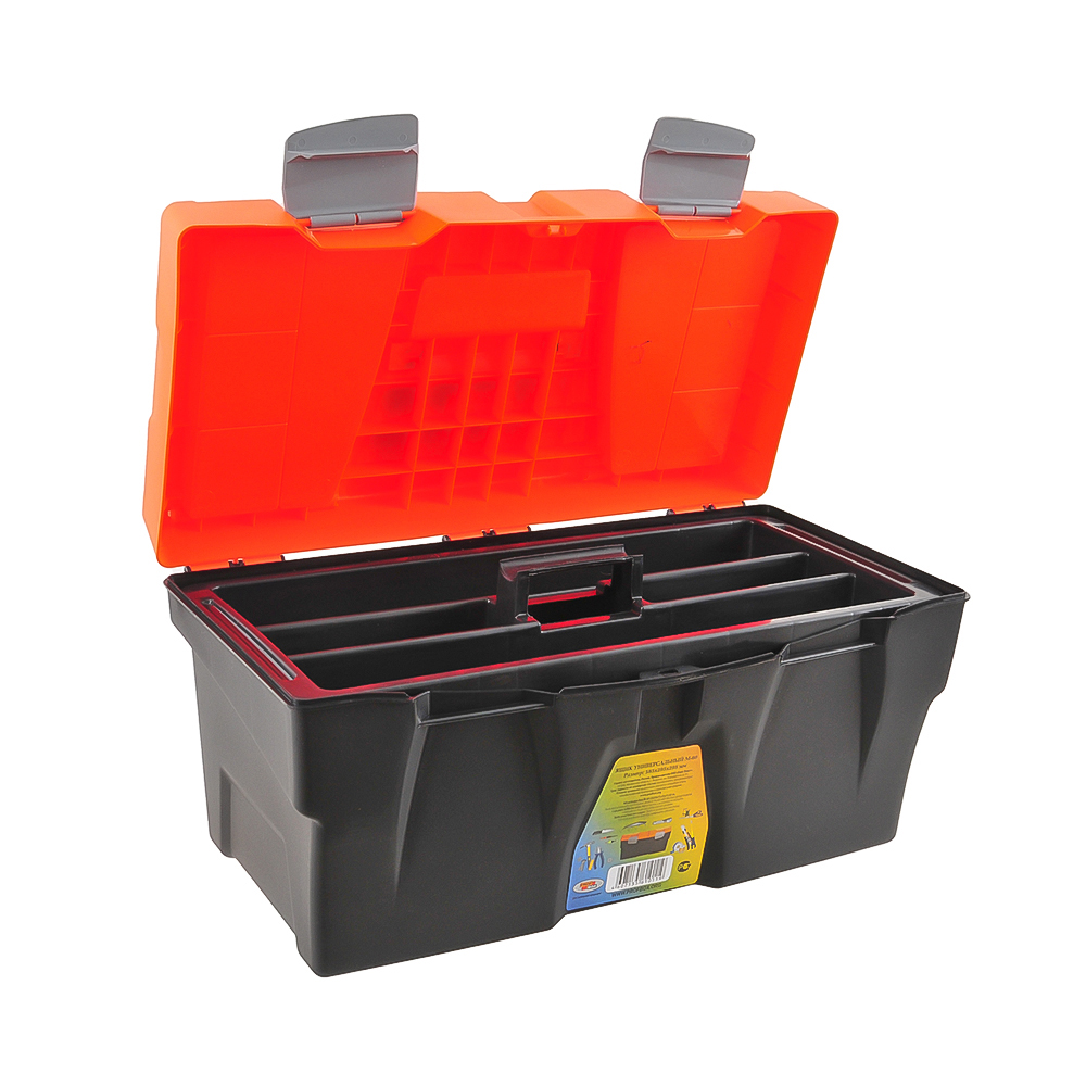Ящик для инструментов PROFBOX М60 с лотком пластик 585х295х295 мм 610119