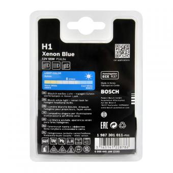 Лампа галогенная BOSCH XENON BLUE H1 1987301011