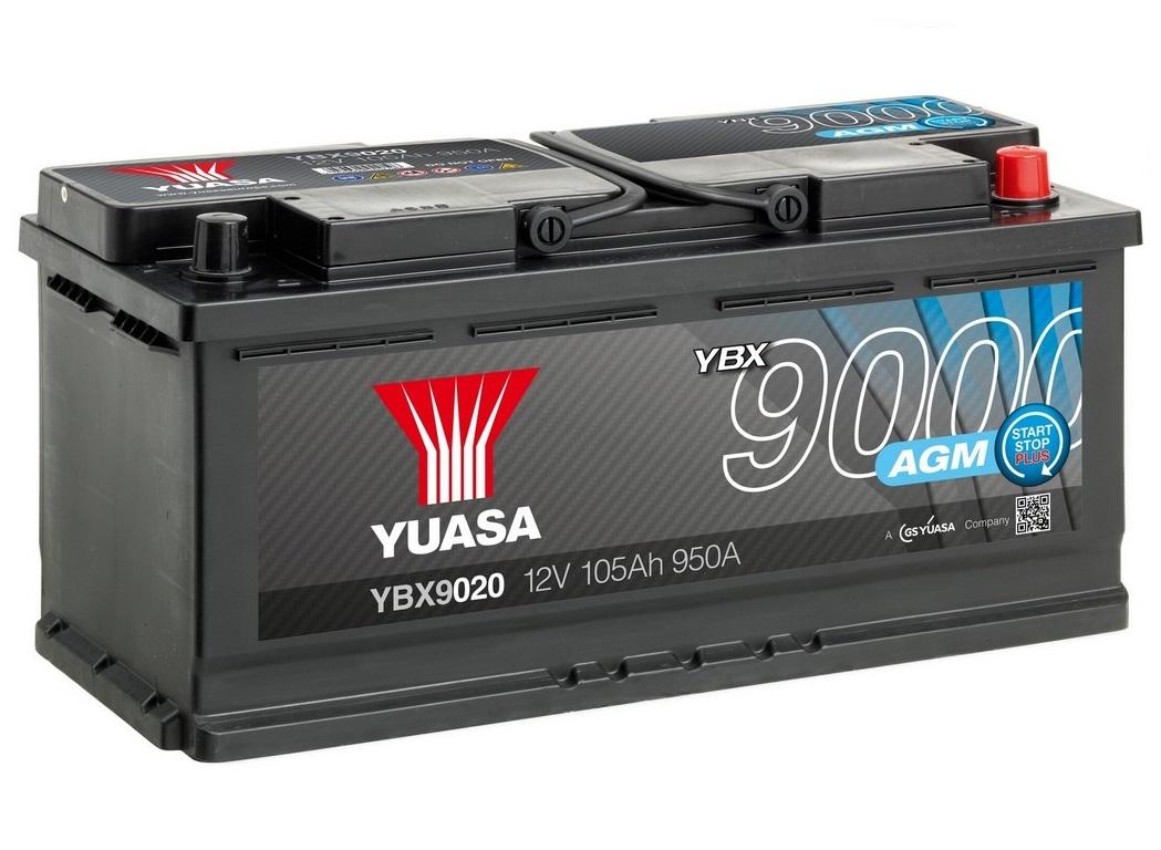 Аккумулятор YUASA 105 Ач 950А О/П YBX9020