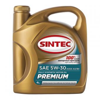 Масло моторное SINTEC PREMIUM 5W-30 синтетика 4 л 801969