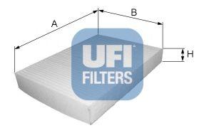 Фильтр салона UFI 5319000 угольный
