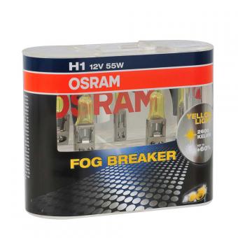 Лампа галогенная OSRAM FOG BREAKER H1 12V 55W 2 шт 62150FBR-HCB