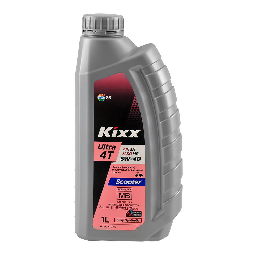 Масло для мототехники KIXX ULTRA SCOOTER синетика 4T 5W40 1 л L5128AL1E1