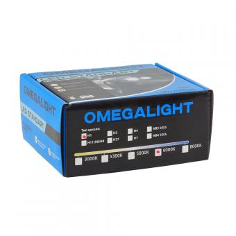 Лампы светодиодные OMEGALIGHT STANDART 12V H1 17W P14.5S 2 шт OLLEDH1ST-2