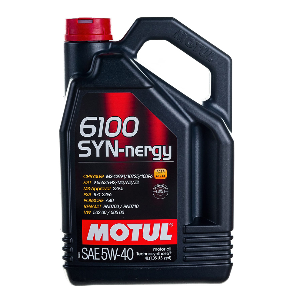  моторное MOTUL 6100 SYN-NERGY 5W40 синтетика 4 л 111862  .