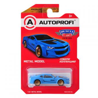 Модель авто AUTOPROFI MUSCLE CARS CAMARO MUS-003 1:64 синяя MUS-003 BL