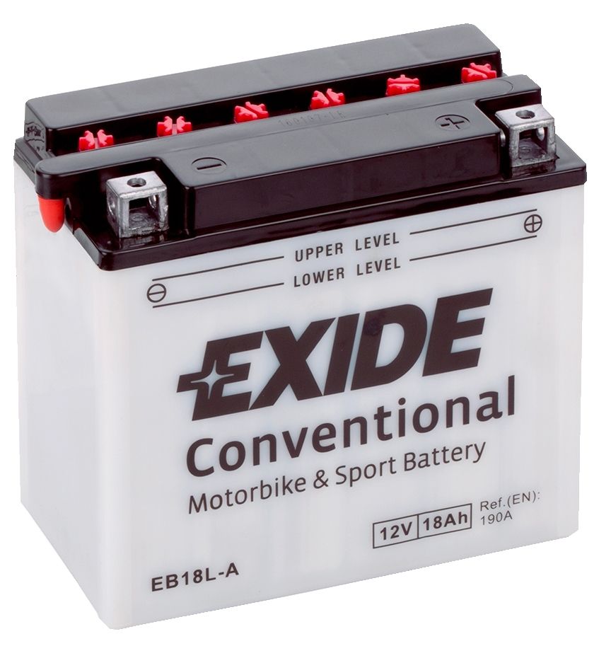 Аккумулятор EXIDE BIKE 18 Ач 190А О/П EB18L-A