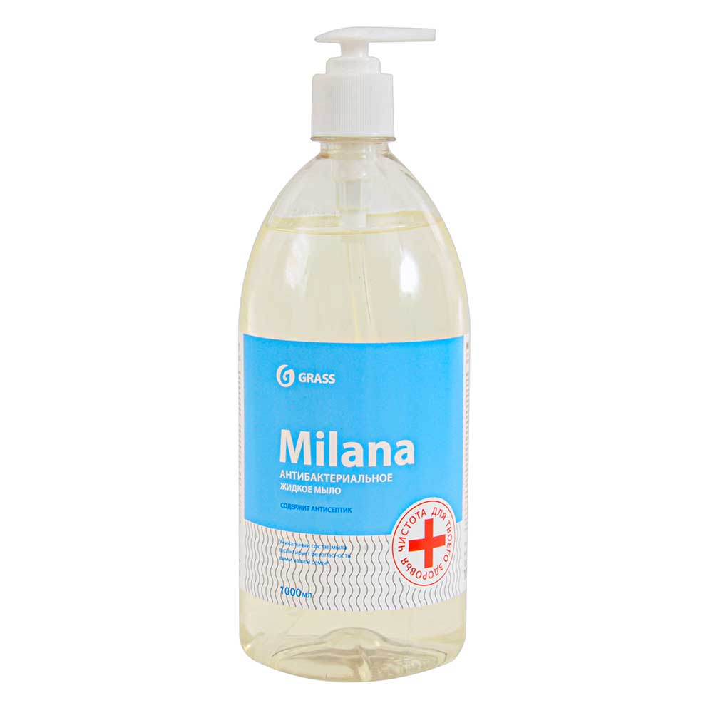 Мыло жидкое GRASS MILANA антибактериальное 1000 мл 125435