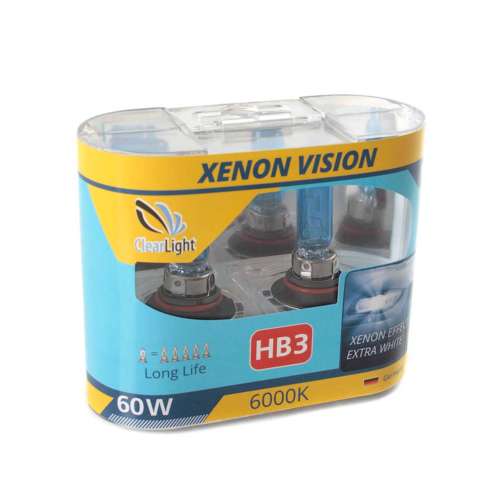 Лампа галогенная CLEARLIGHT XENONVISION 12V НВ3 65W 2 шт ML9005XV