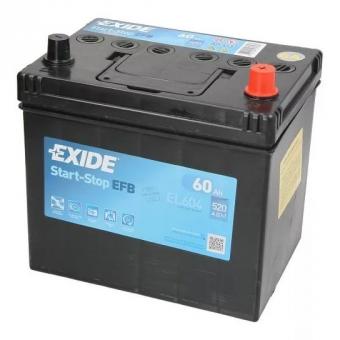 Аккумулятор EXIDE START-STOP EFB 60 Ач 520А О/П EL604