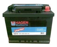 Аккумулятор HAGEN BATTERIE 60 Ач 500А О/П 56019